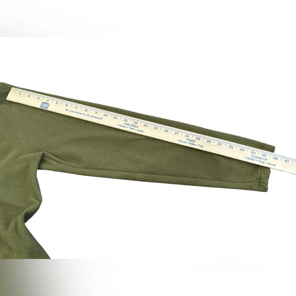 North Face Pullover Mens Long Sleeve 1/4 Zip Casual Lightweight Green Size Large